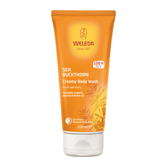 Weleda Sea Buckthorn Creamy Body Wash 200ML - iHealth – iHealth UAE