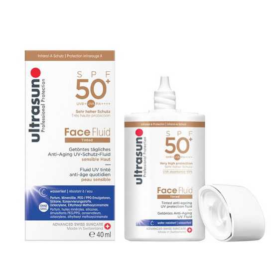 Ultrasun Face Fluid Spf50+Tinted Honey 40ML