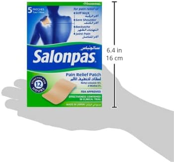 Salonpas Schmerzlinderungspflaster, ultradünn, 5 Stück