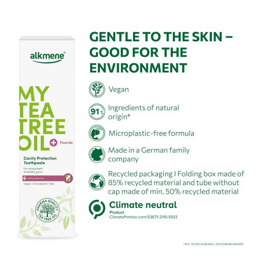 Alkmene Tea Tree Cavity Protection Toothpaste