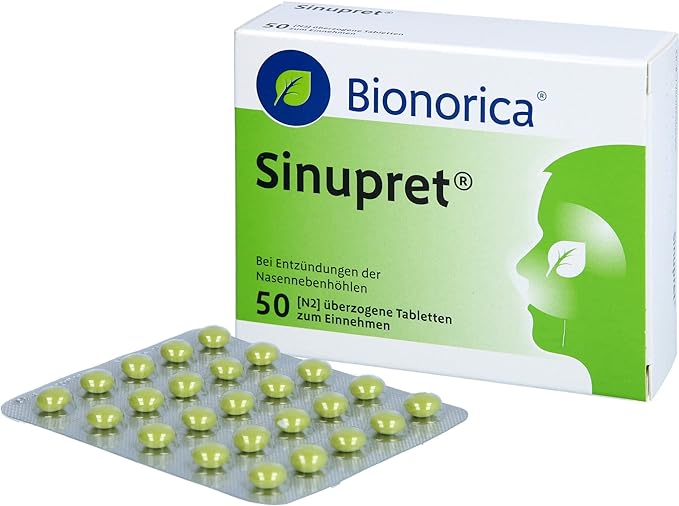 Sinupret® has a unique formula(combination of 5 medicinal plants) that not only makes it effective against the annoying and painful symptoms of the cold infection, but also fights the causes of the infection.