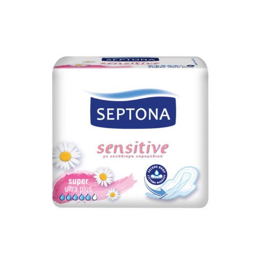 Septona Sanitary Napkins Sensitive Super Ultra plus 8Pcs