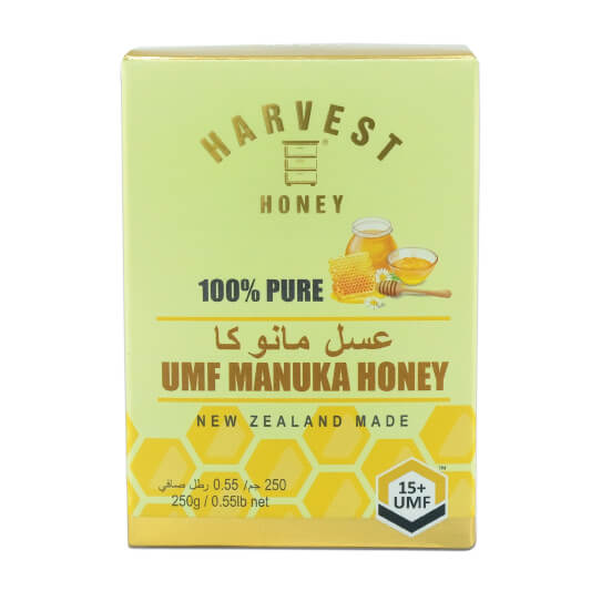 Harvest Umf 15+ Manuka Honey 250G from iHealth UAEfor its healing and anti-inflammatory properties, pure Manuka Honey 